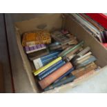 Box containing a quantity of poetry books,