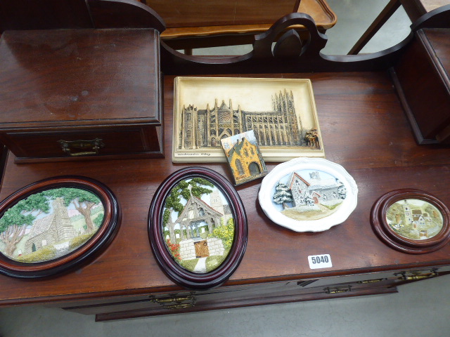 Edwardian mahogany mirror backed sideboard - Image 2 of 2