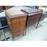 2 gramophone cabinets (one needing repair)