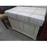 Cream painted ottoman (collectors item,