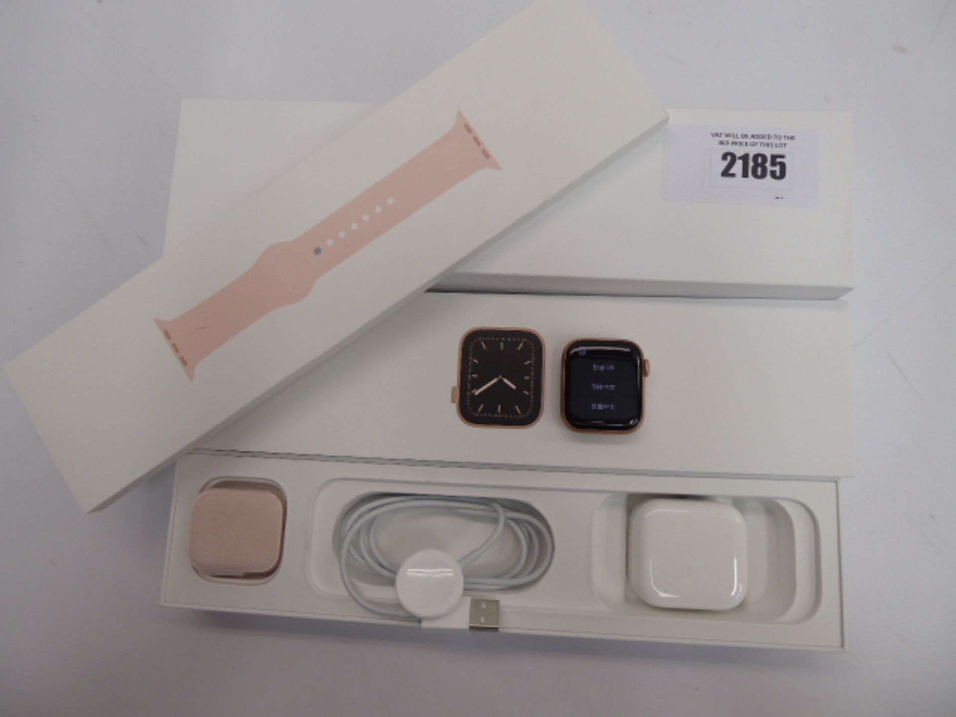 Apple Watch Series 5 40mm Gold Alu Pink Strap (A2092)