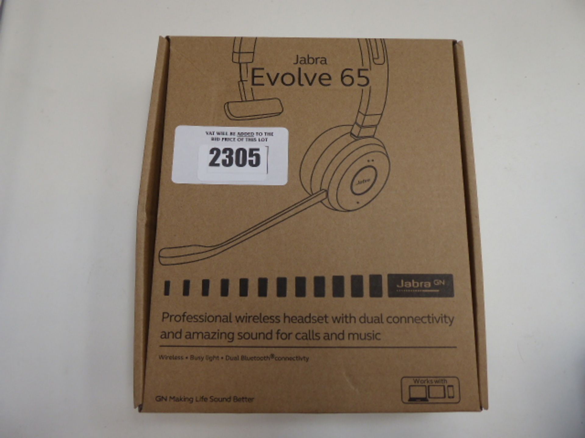 Jabra Evolve 65 wireless headset