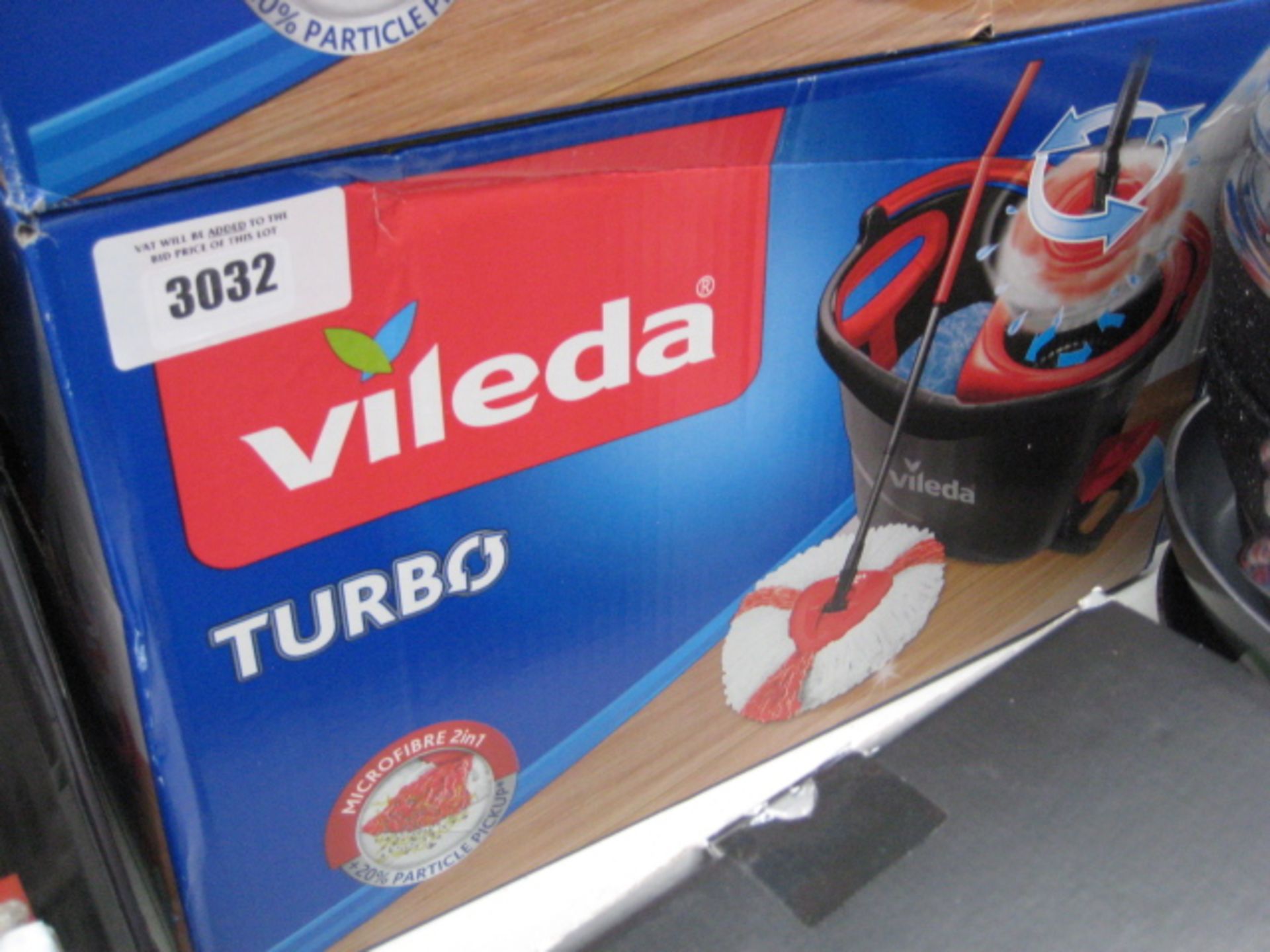 Boxed Turbo steam mop