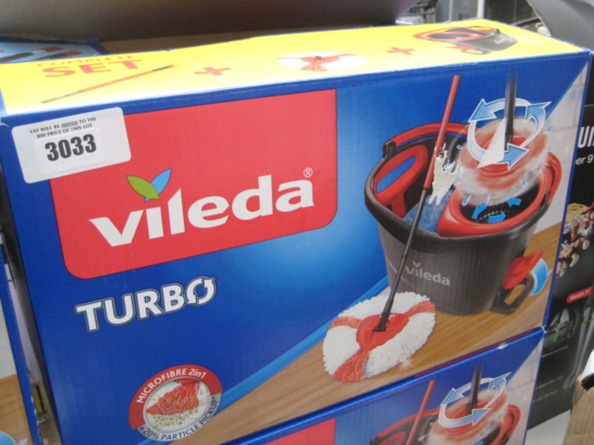 Boxed Turbo steam mop