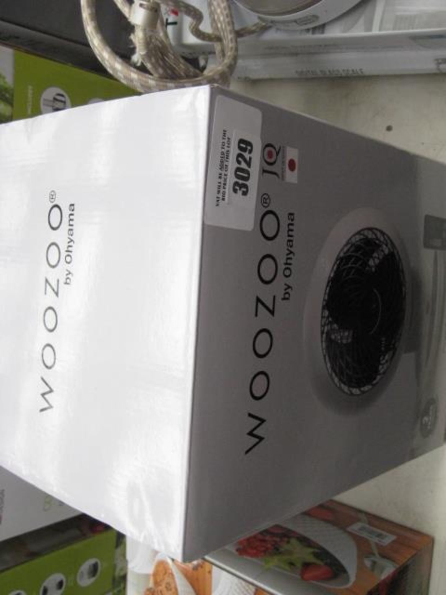 Boxed Woozoo desktop fan