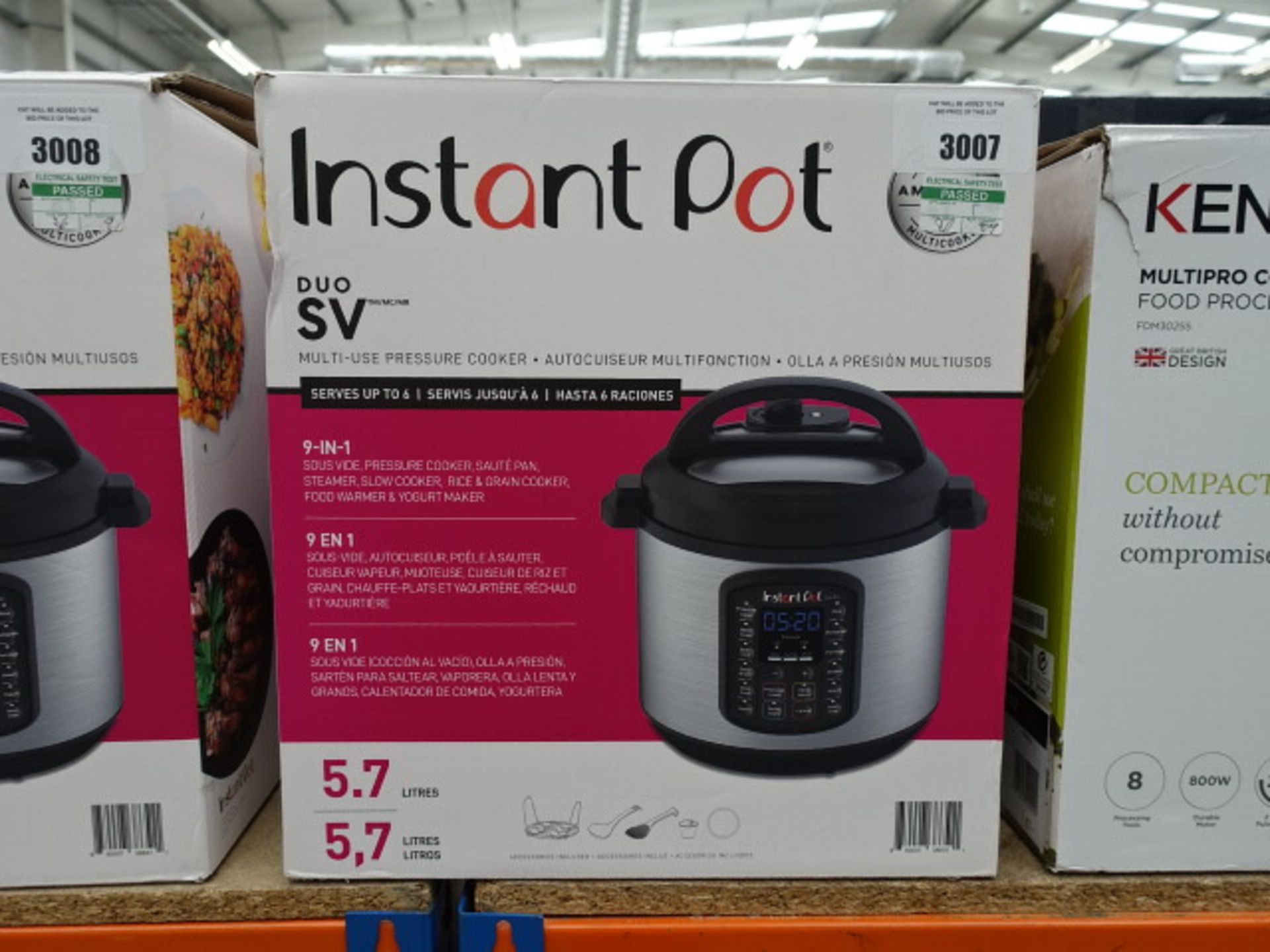 Boxed Instant Pot multi use pressure cooker