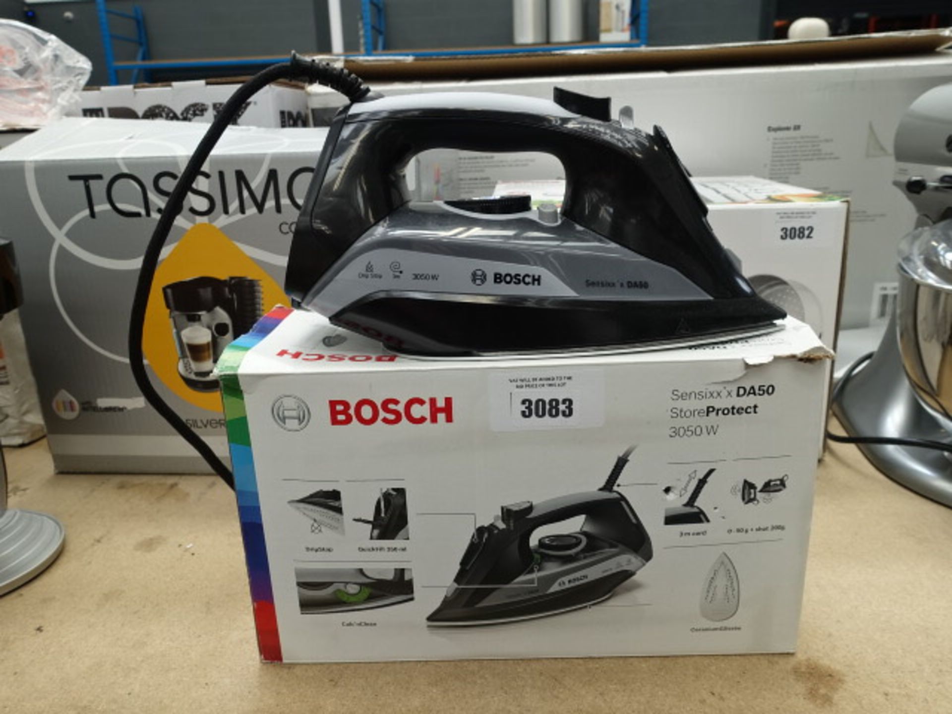 Boxed Bosch steamer iron