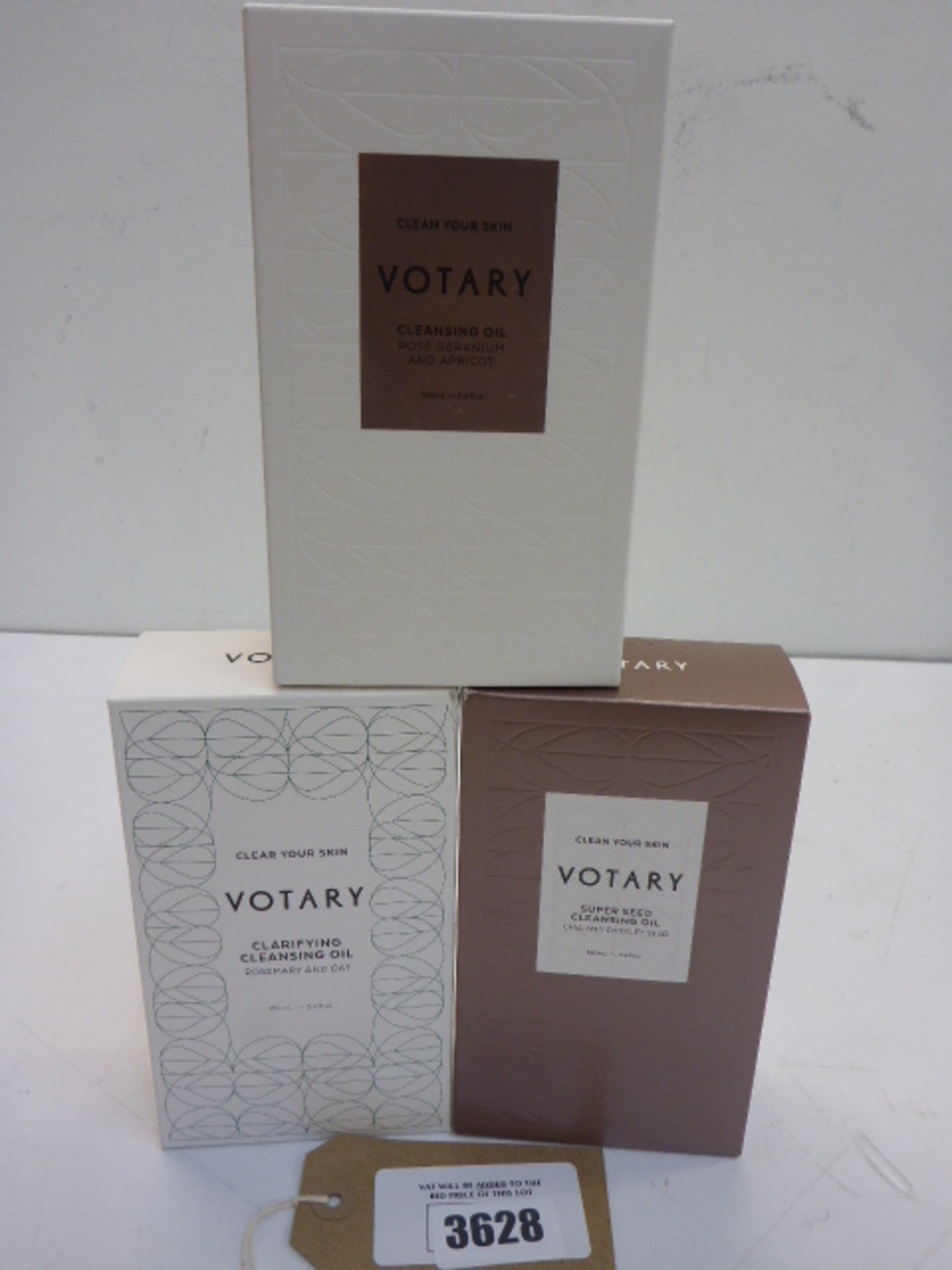 Votary super seed cleansing oil 100ml, Votary clarifying cleansing oil 100ml & Votary cleansing