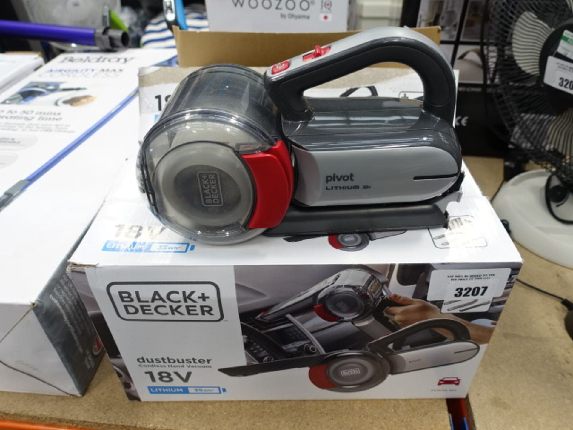 Boxed Black & Decker dust buster