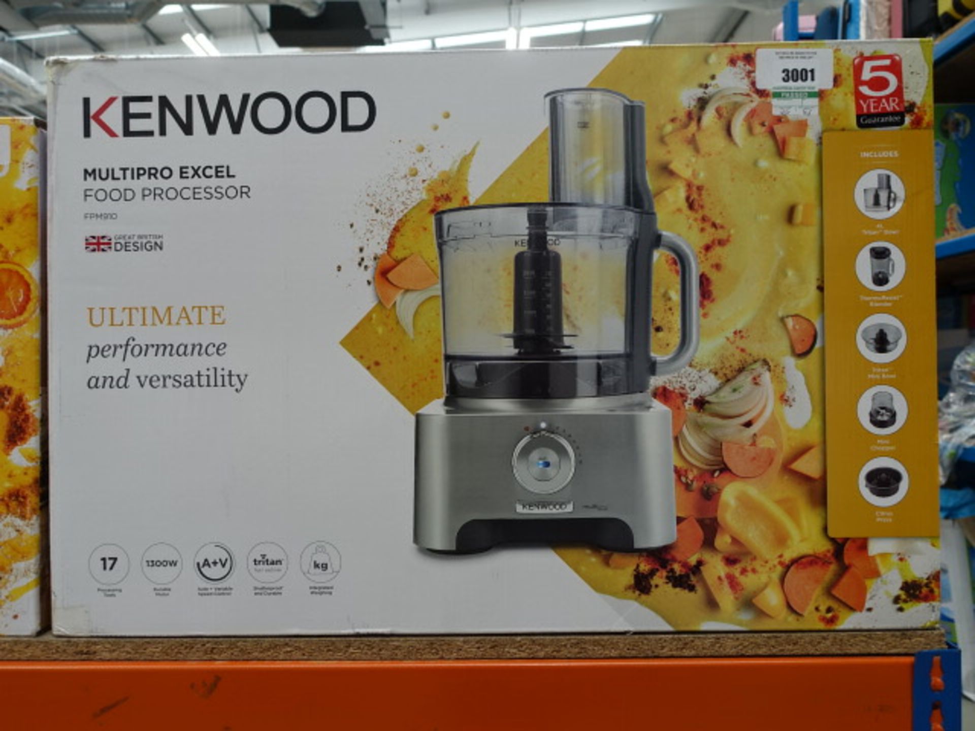 Boxed Kenwood Multipro XL food processor