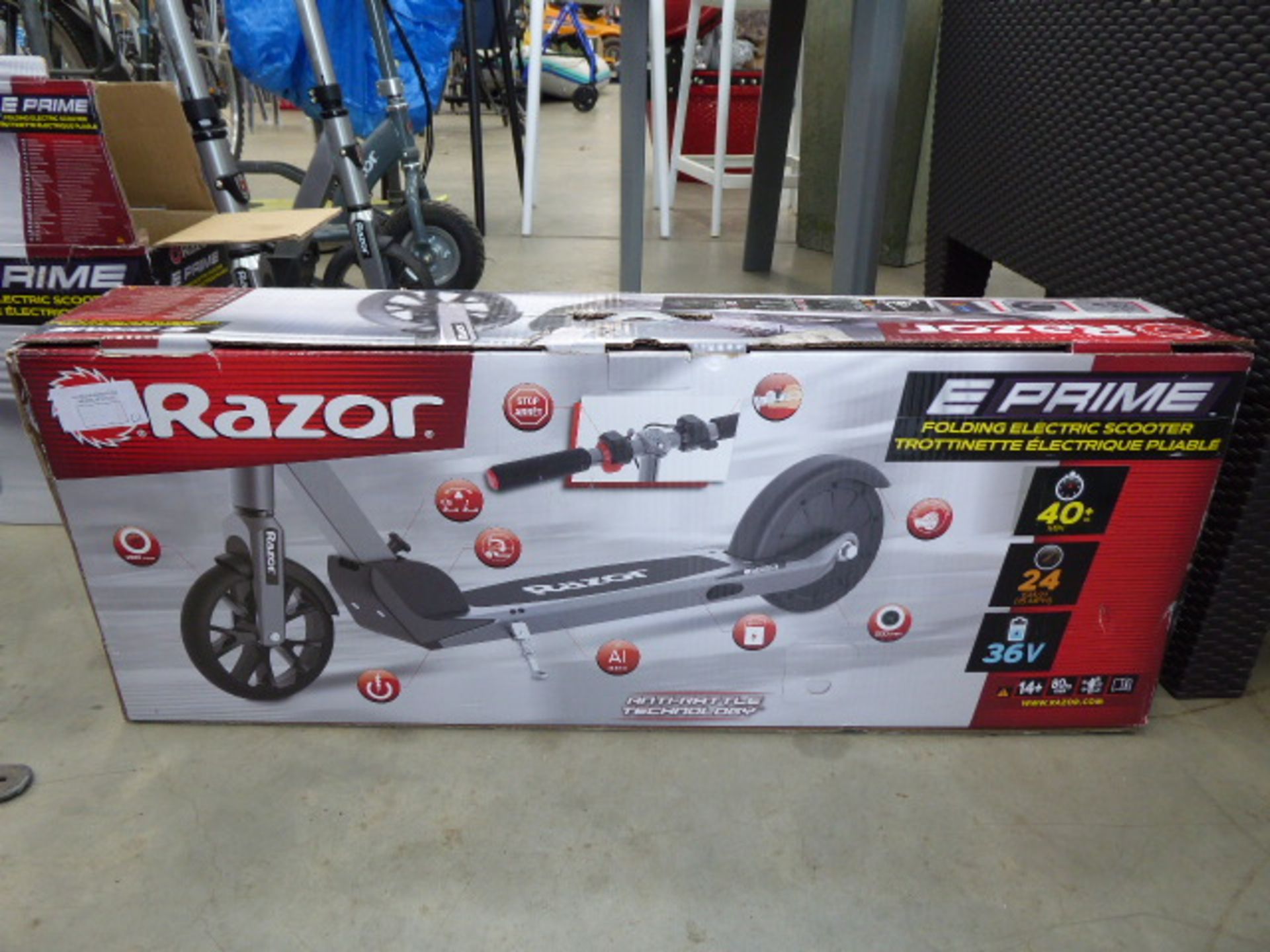 Boxed Razor electric scooter no charger