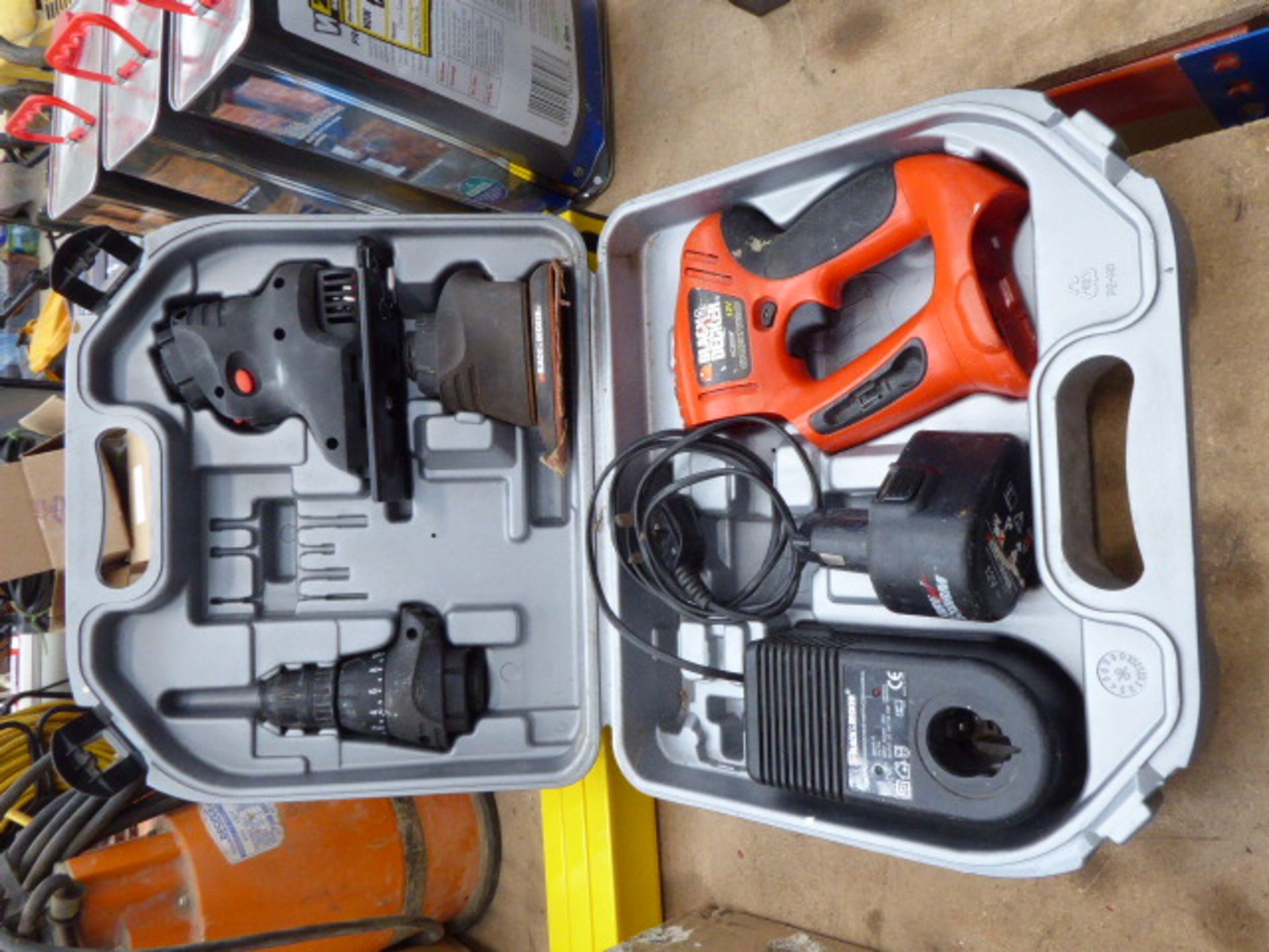 Black and Decker quattro drill set