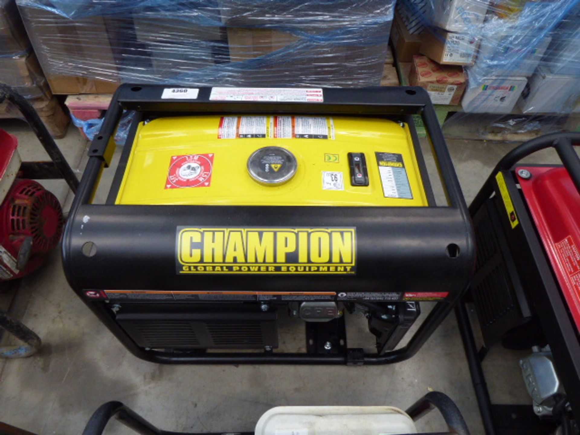 Champion petrol powered generator