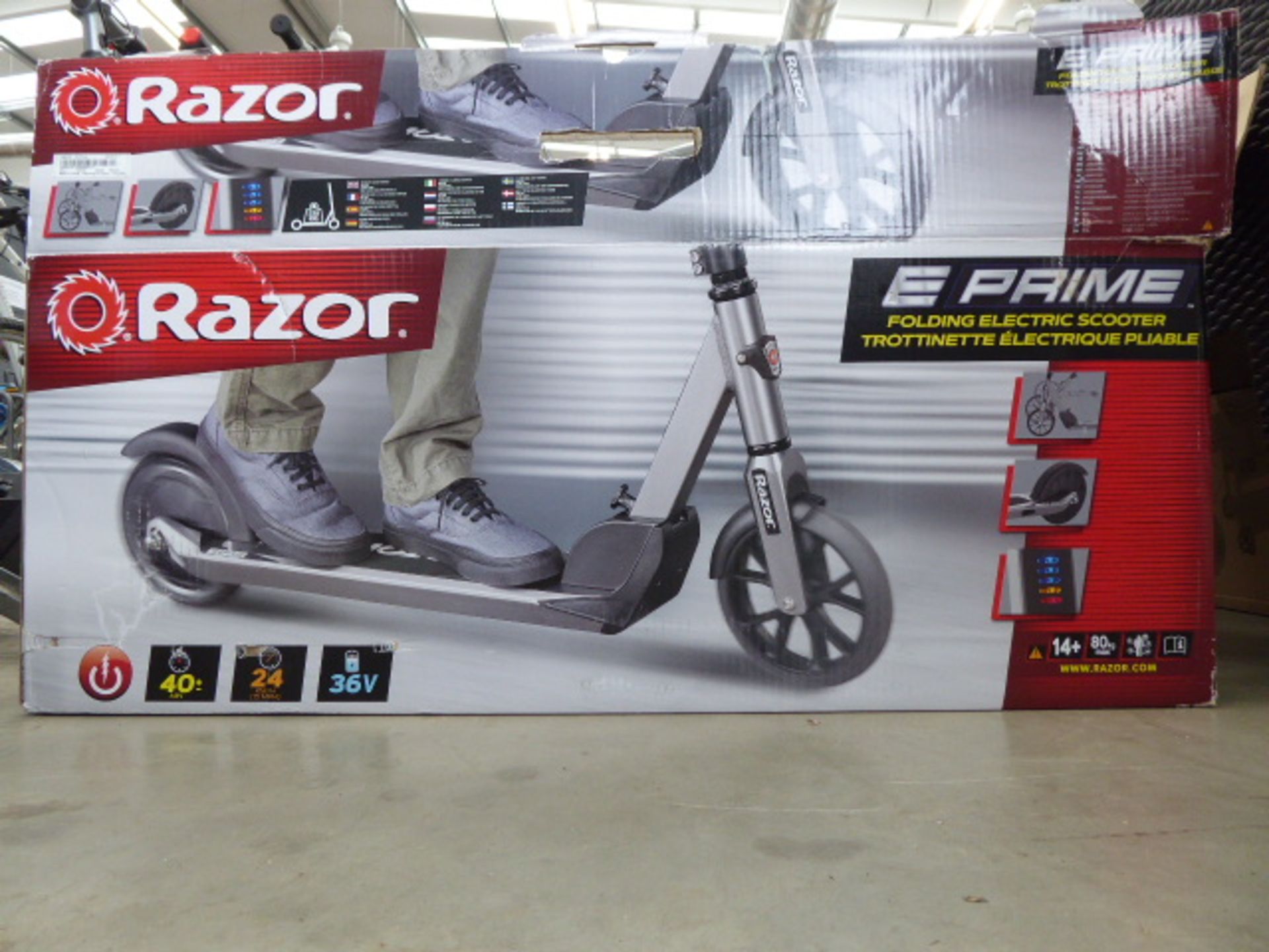 Boxed Razor electric scooter no charger