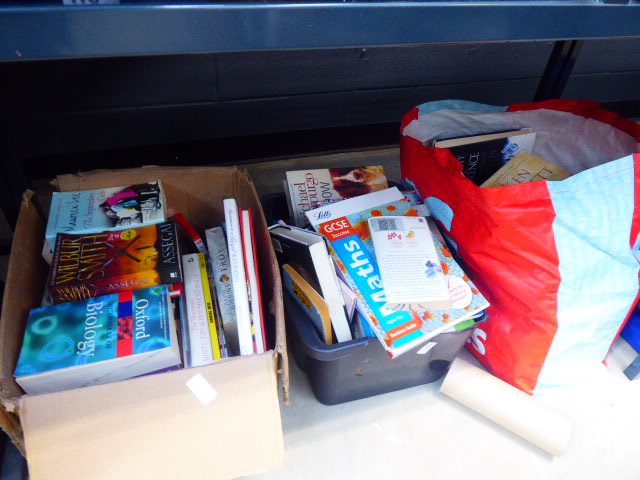 12 bags and boxes containing a qty of paperback novels and reference books - Image 3 of 4