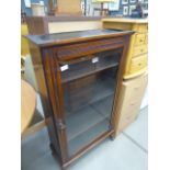 Glazed Edwardian display cabinet