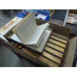 Box containing quantity of Scots Waverley novels