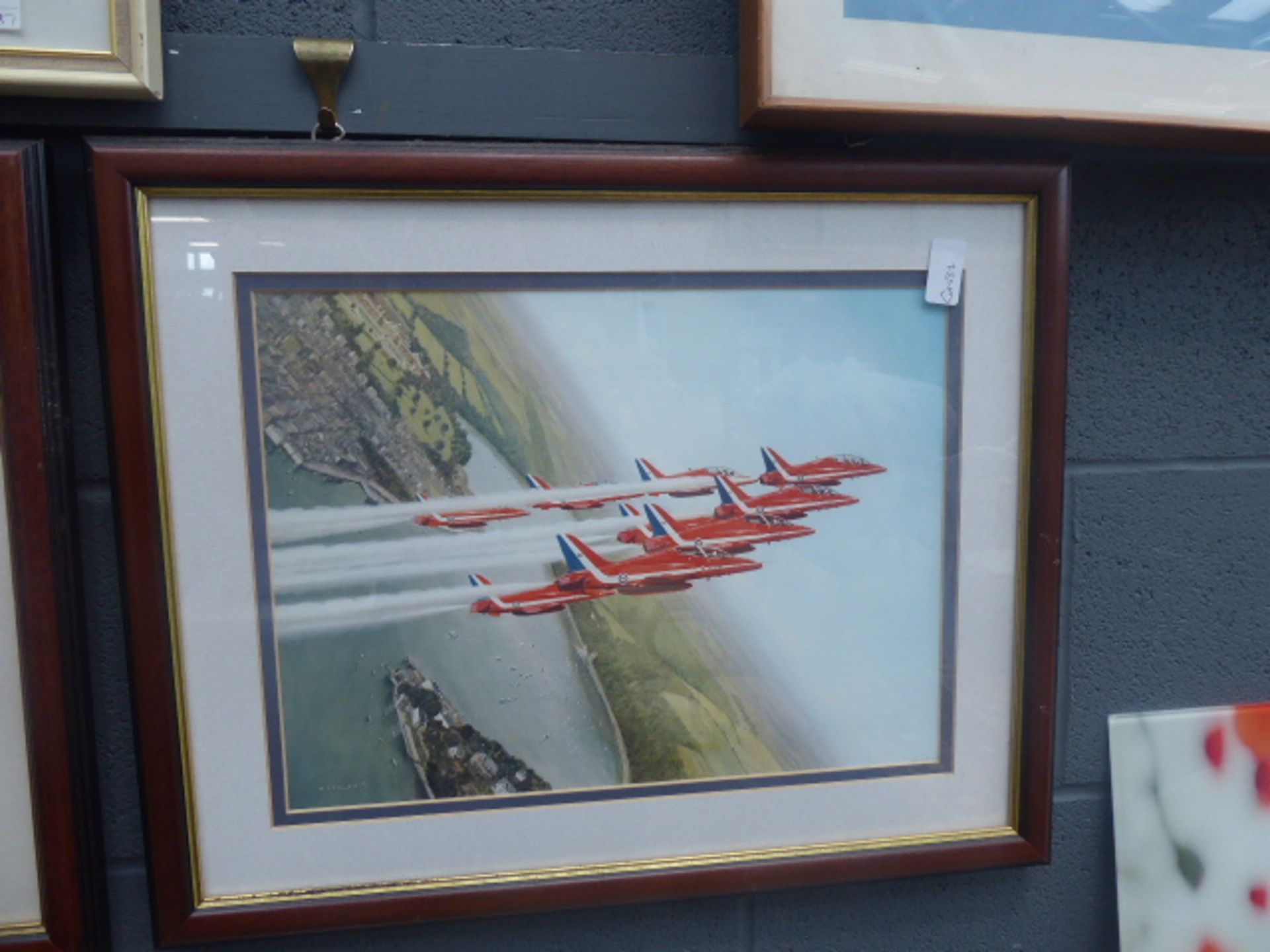 Two Coulson aviation prints of lancaster bomber and the red arrows - Image 2 of 2