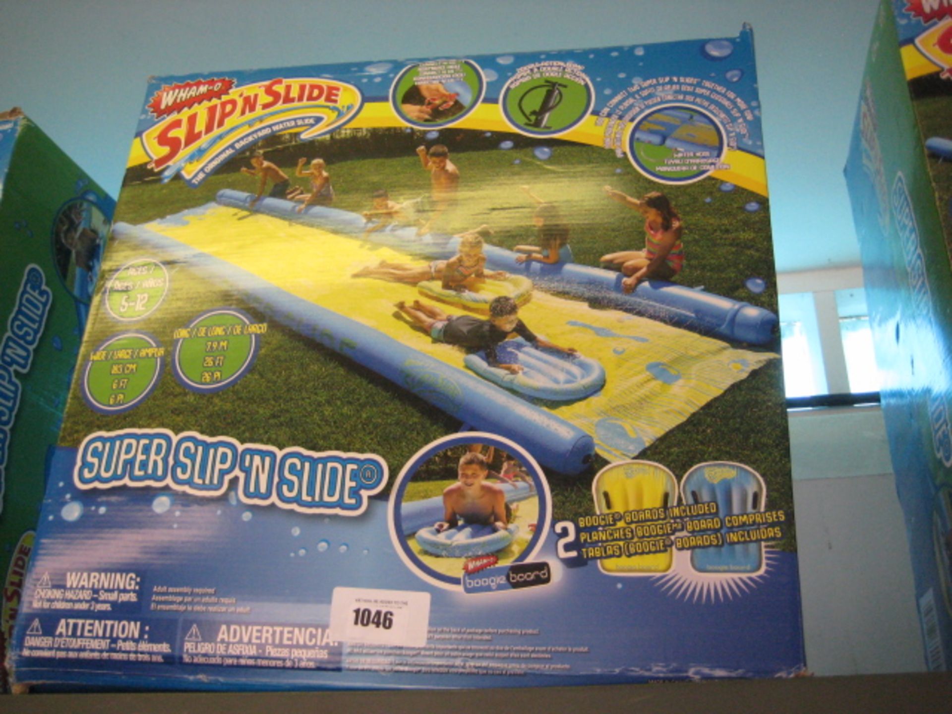 Wham.D super slip and slide water slide