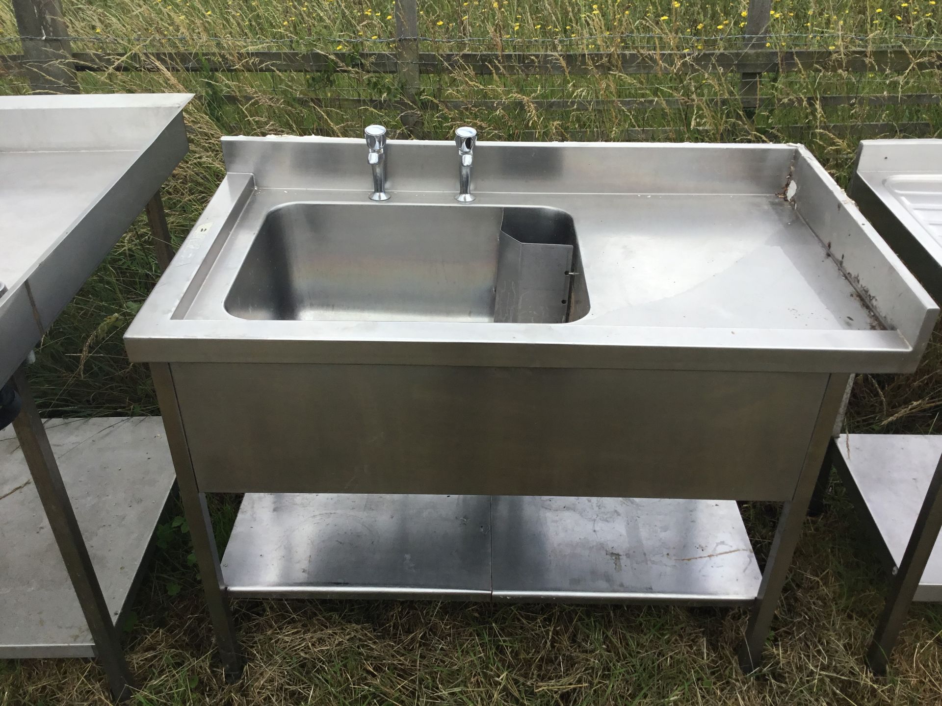 Single bowl sink, 1200mm x 650mm