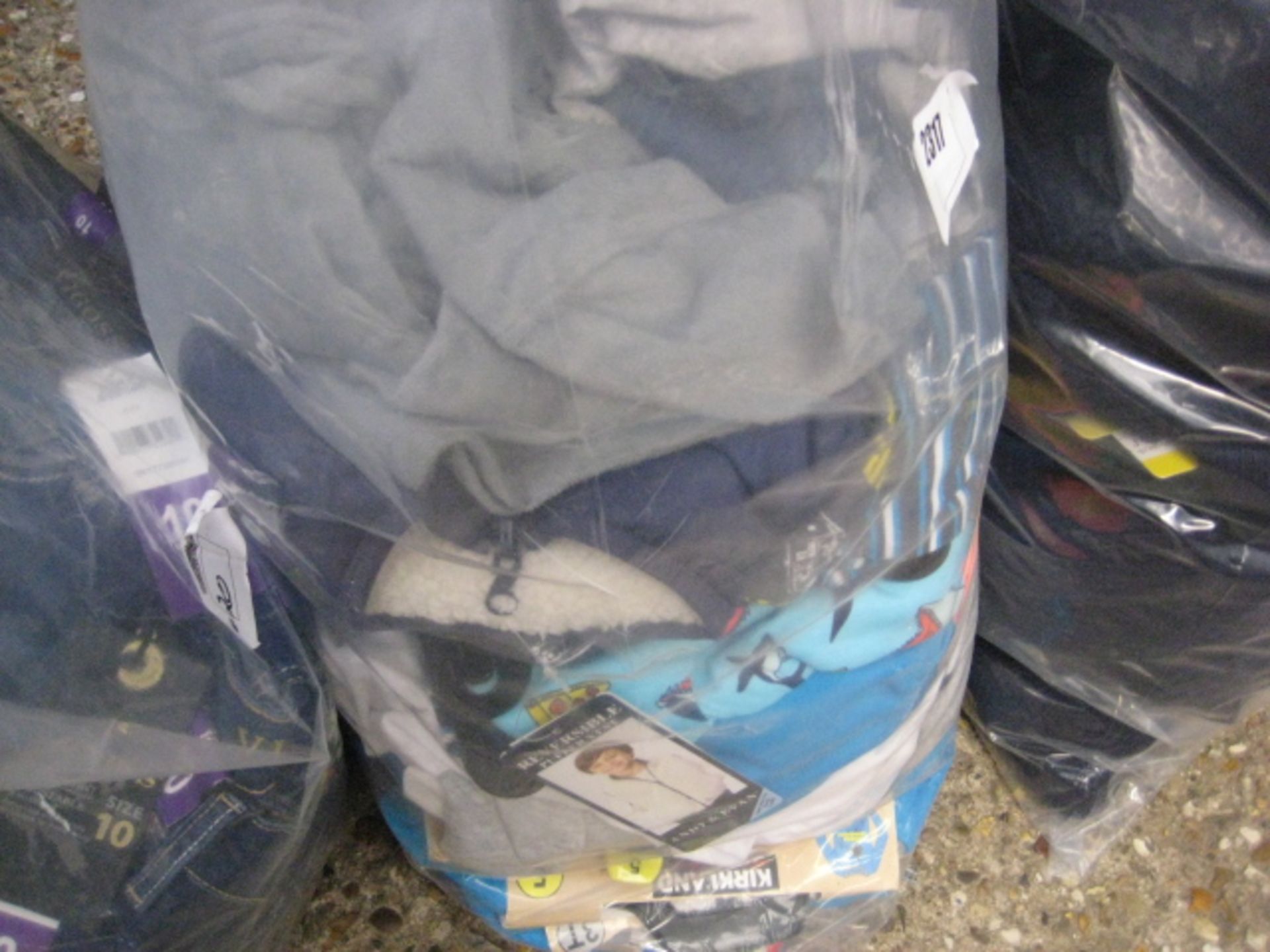 Bag of mixed childrens clothing