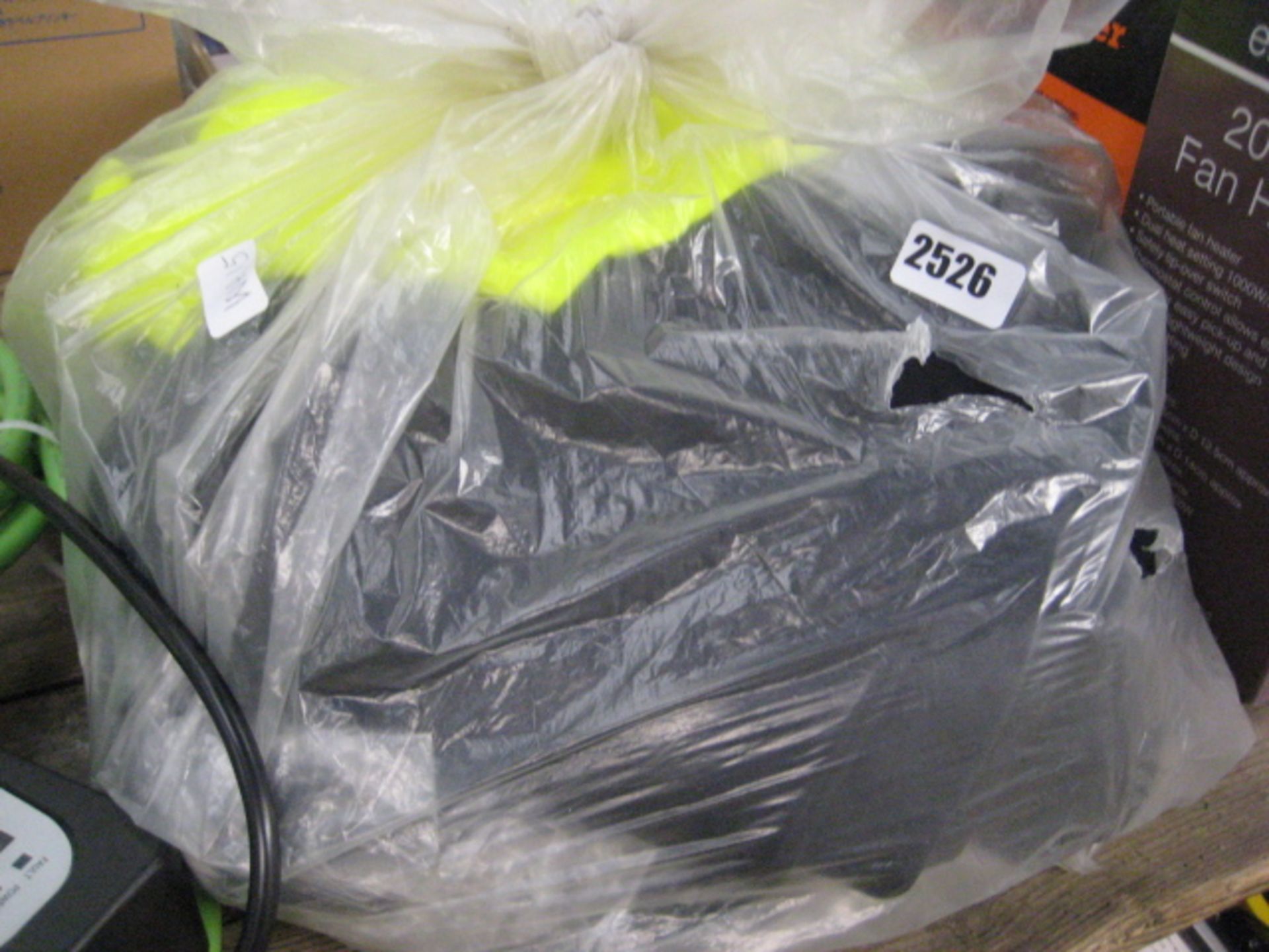 Bag of high viz and PPE