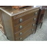 Wooden chest of 4 drawers