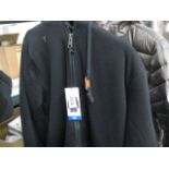 Buffalo zip up fleece lined jacket in black
