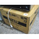 Boxed Sharp R-21ATP catering microwave oven