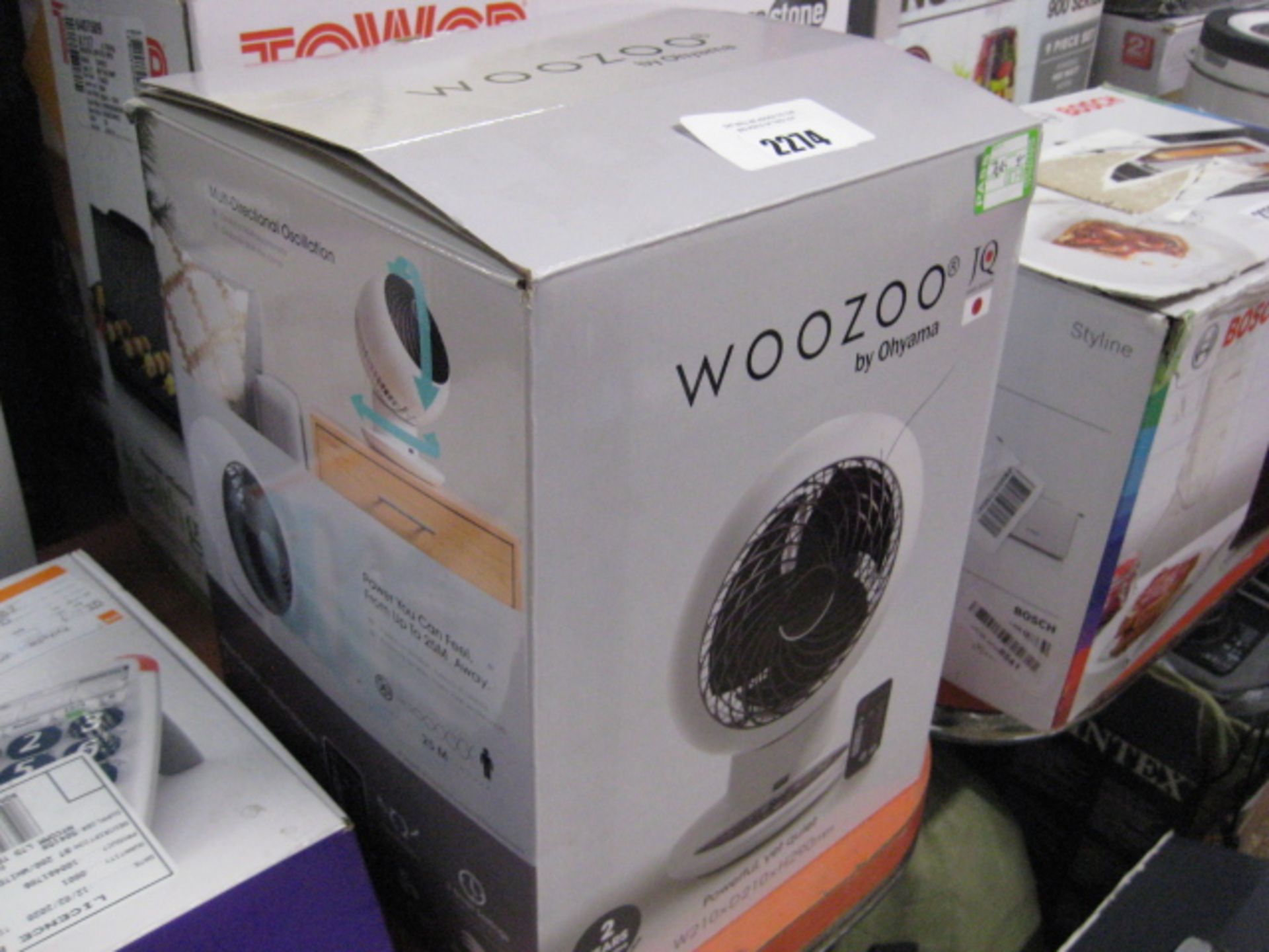 (4) Woozoo desk fan