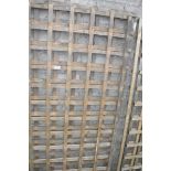 Pair of 3'x6' wooden trellis panels