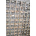 Pair of 3'x6' wooden trellis panels