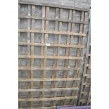 Pair of 3'x6' wooden trellis panels