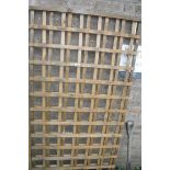 Pair of 3'x6' wooden trellis panels