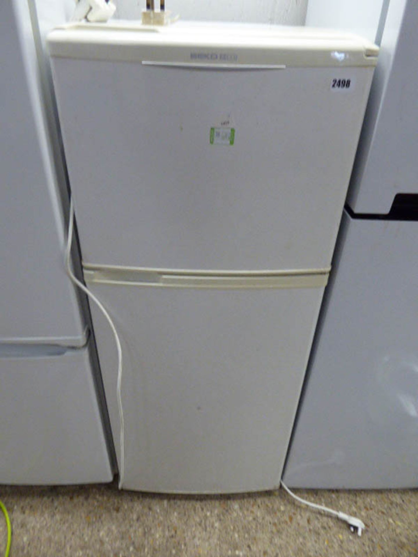 (2454) Beko fridge freezer