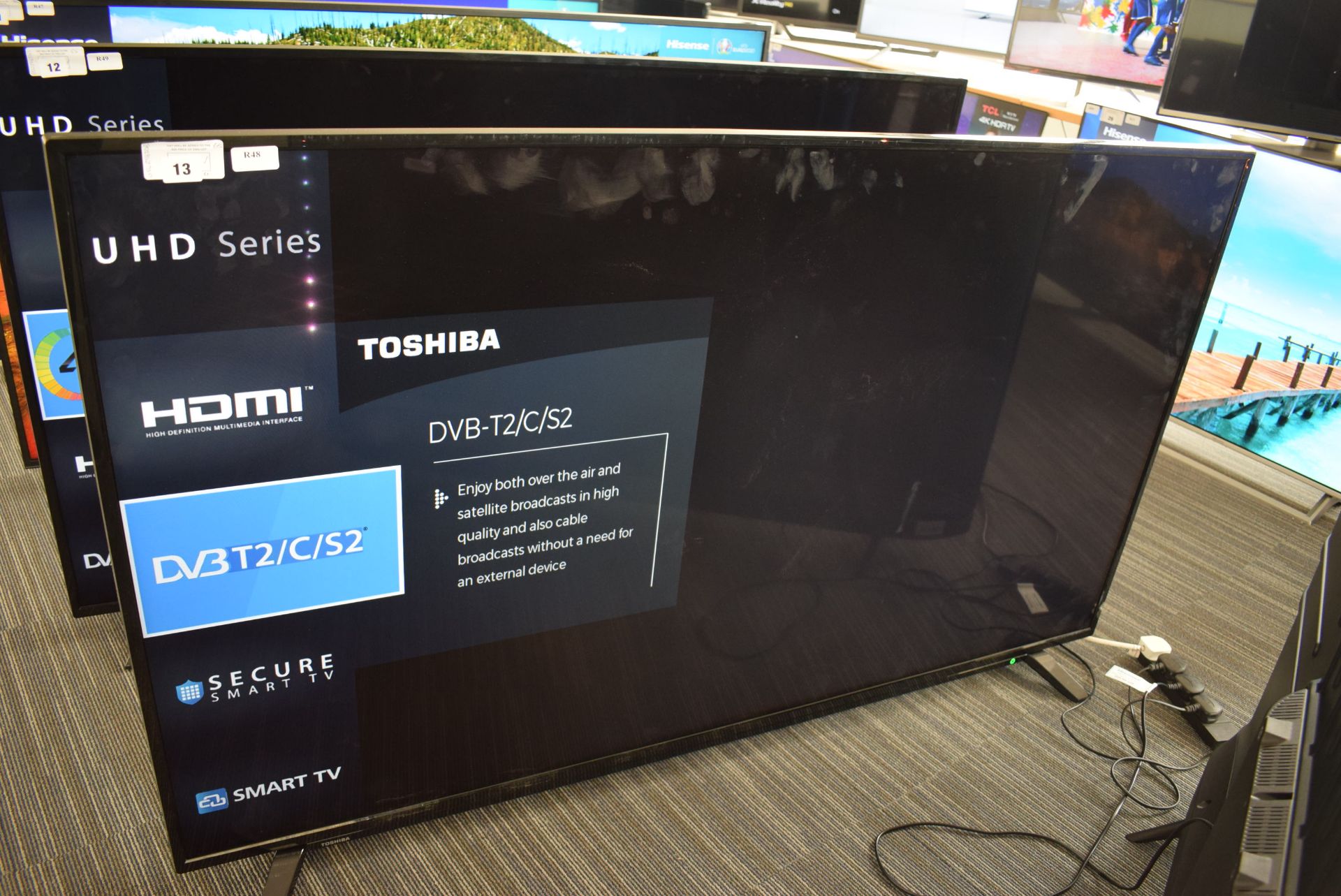 (R48) Toshiba 65'' TV model no 65U2963DB