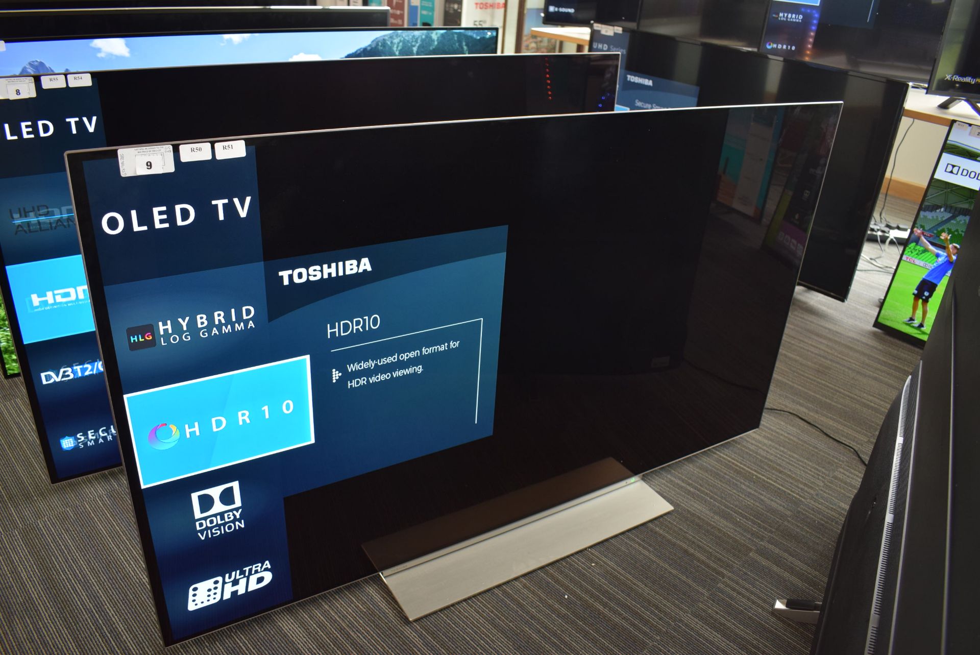 (R50/R51) Toshiba 65'' OLED TV model no 65X9863DB
