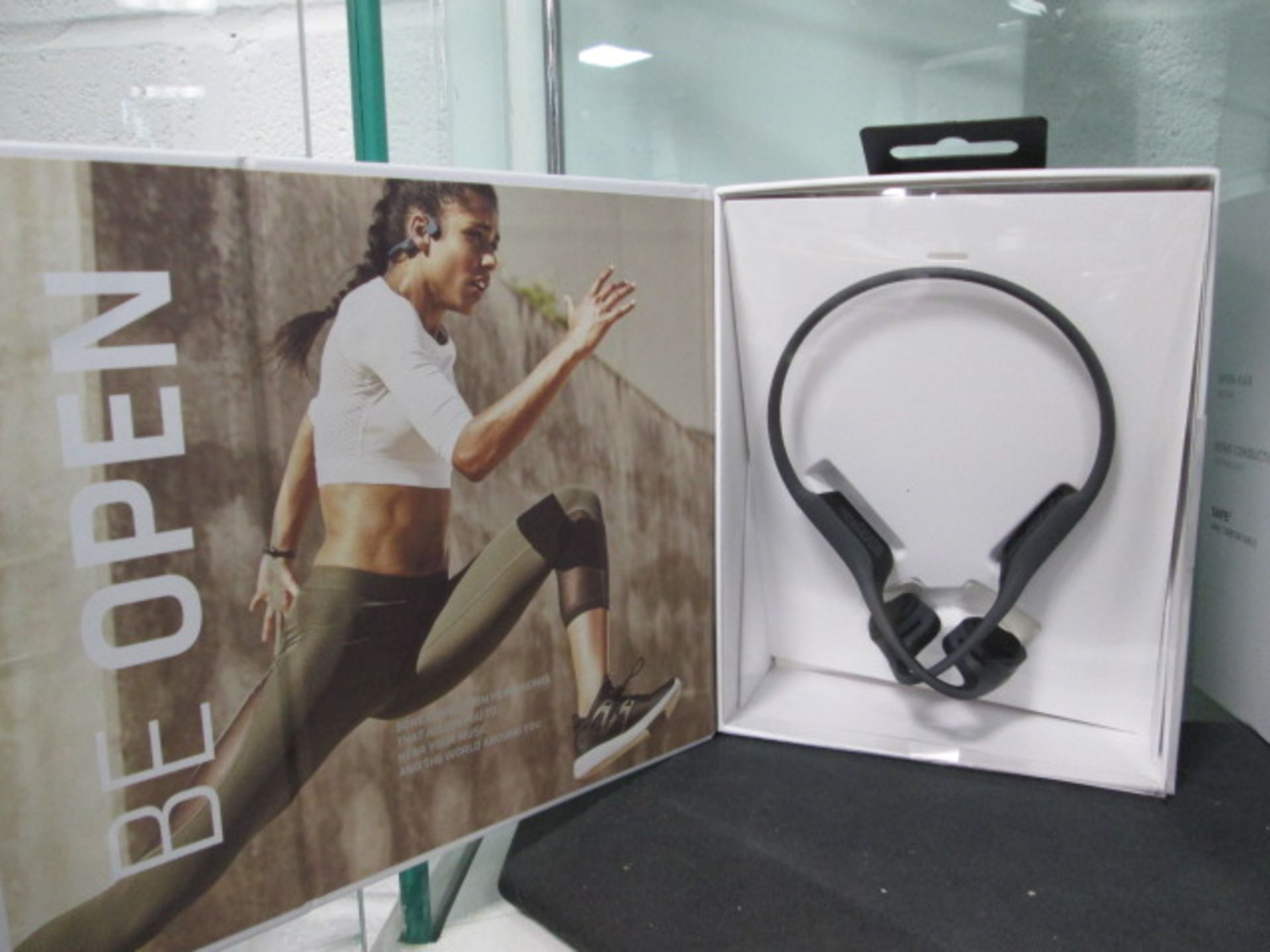 Aftershockz Air wireless bone conduction headphones in box - Image 2 of 2