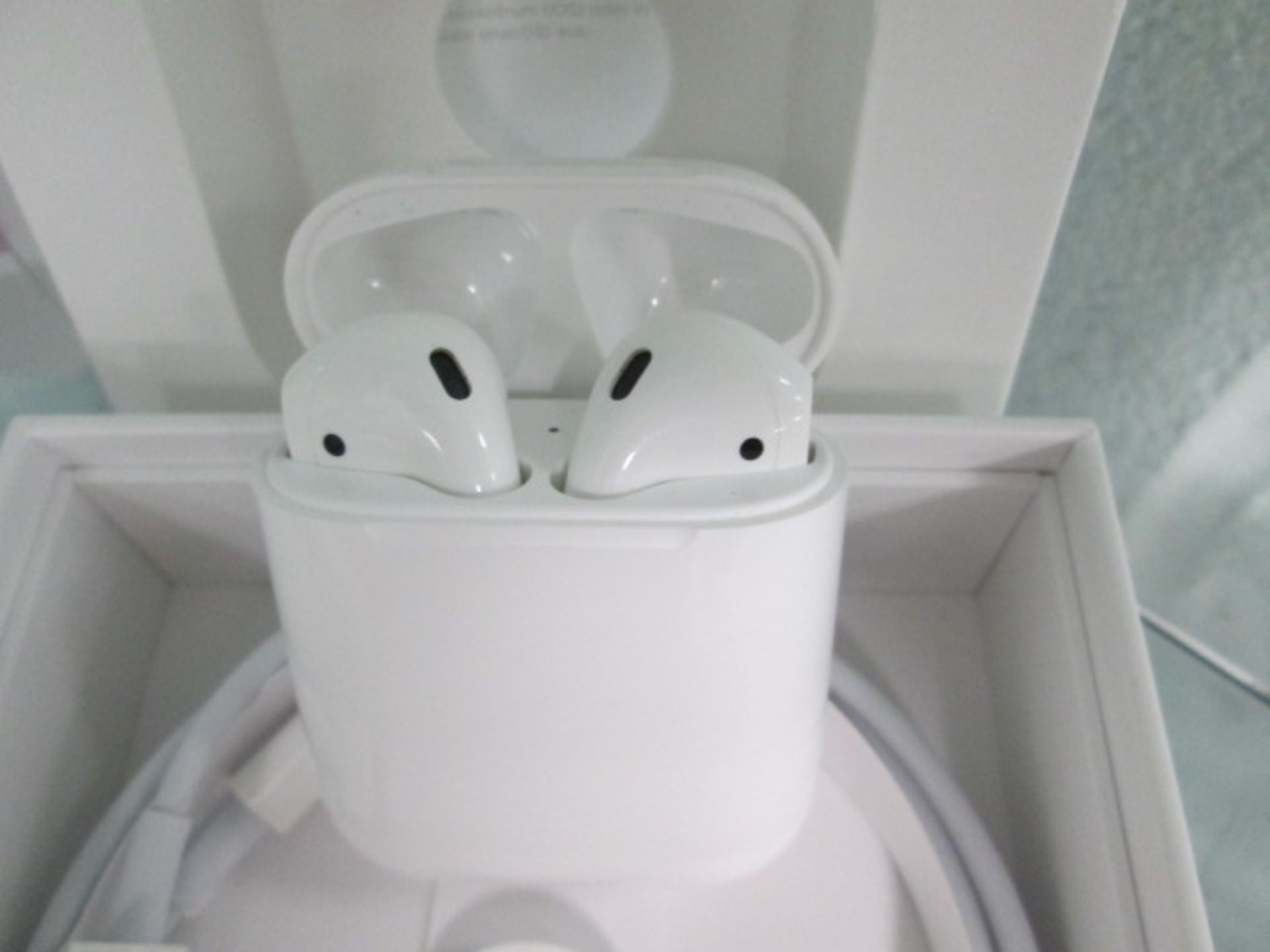 Apple Airpods with wireless charging case 2nd generation in box - Image 2 of 3