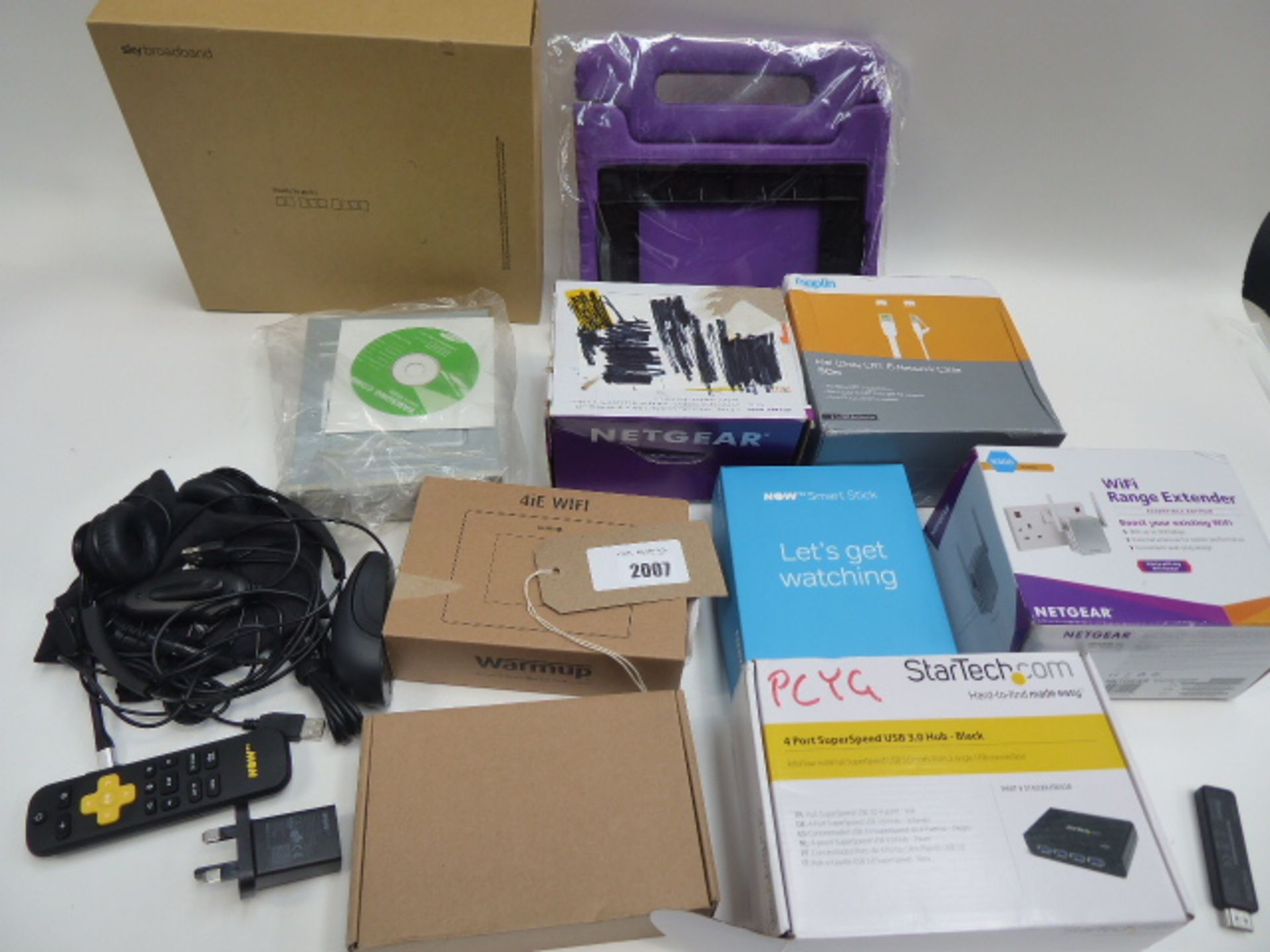 Bag containing quantity of various electrical related devices/accessories