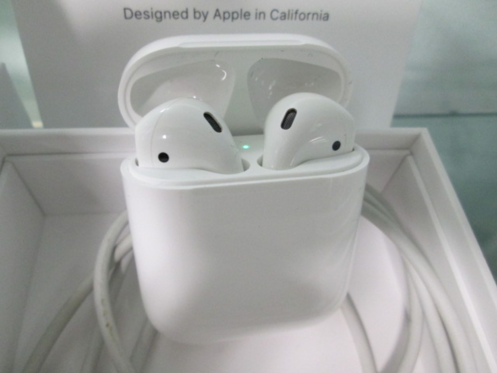 Apple Airpods with wireless charging case 2nd generation in box - Image 2 of 3