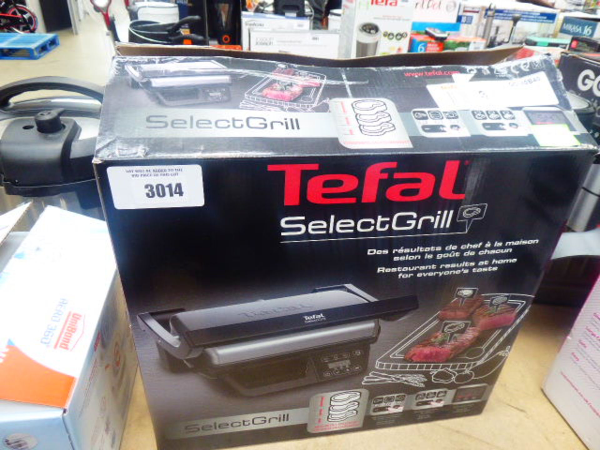 Boxed Tefal Select grill