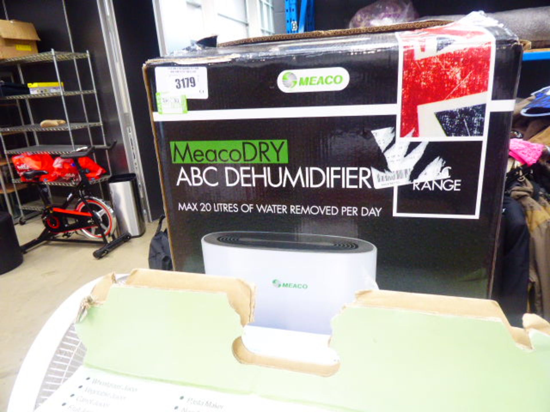 Boxed Meaco dry ABC dehumidifier