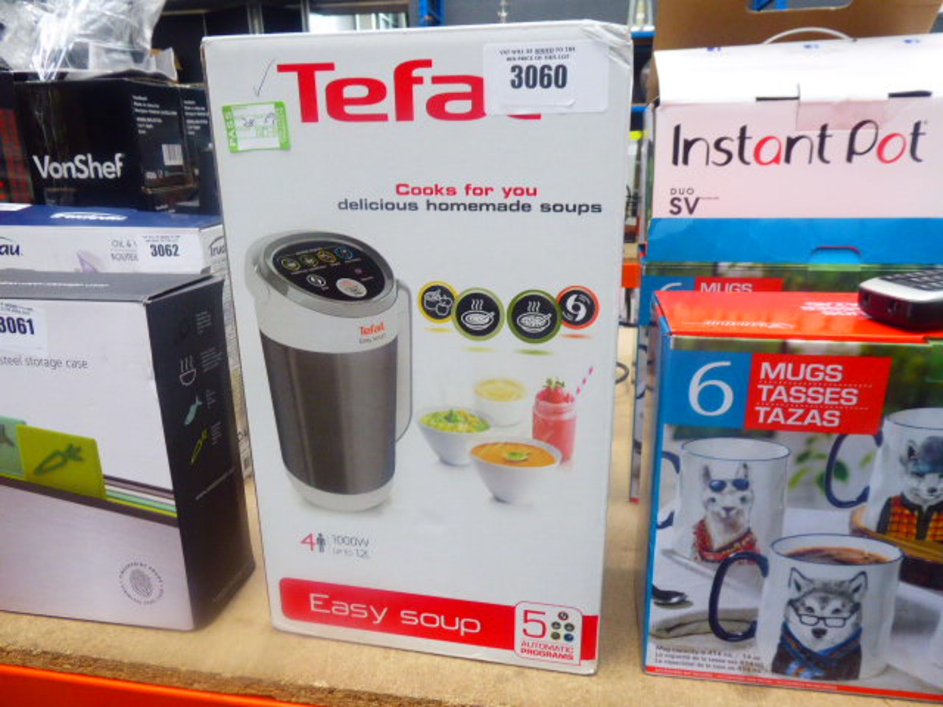 Boxed Tefal homemade easy soup maker