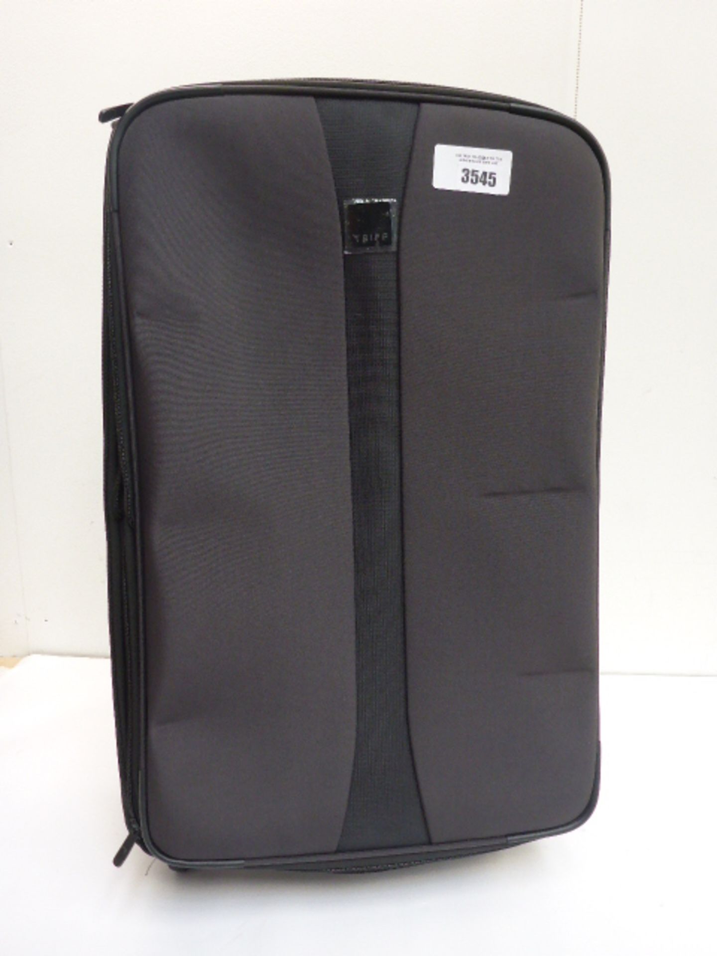 Tripp black 4 wheel luggage case