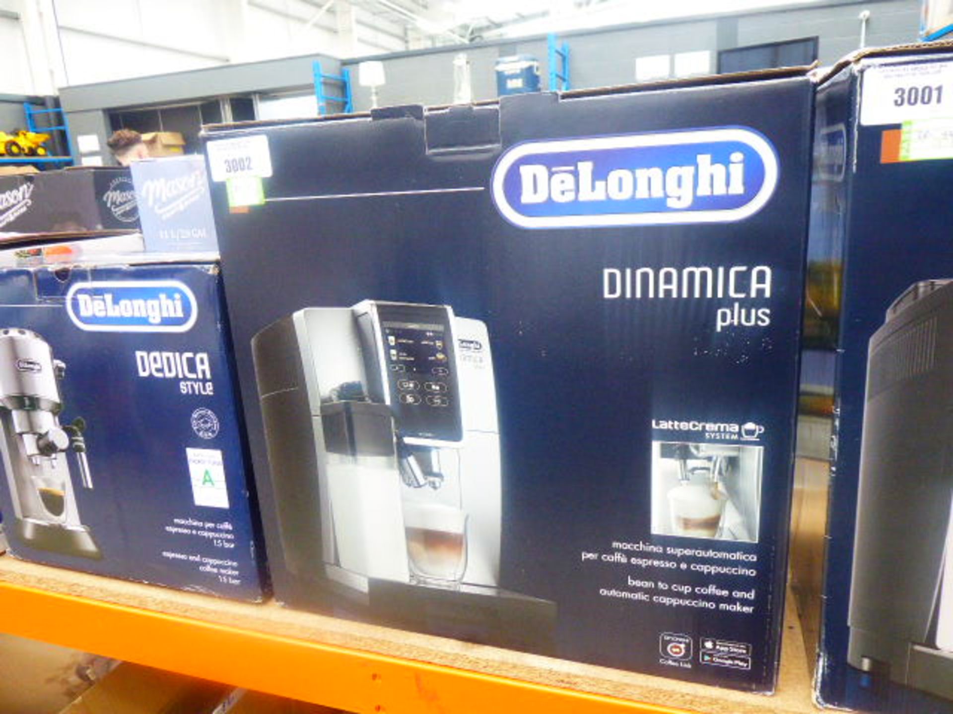 Boxed De'Longhi Dinamica Latte Creme System