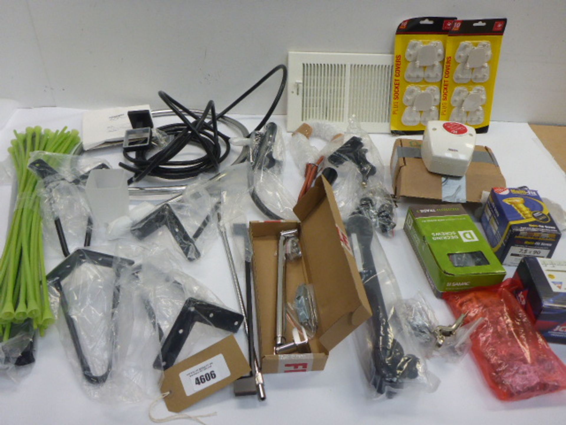 Screws & fixings, brackets, vent, socket covers, wire, Agrippa door kit, hinges etc