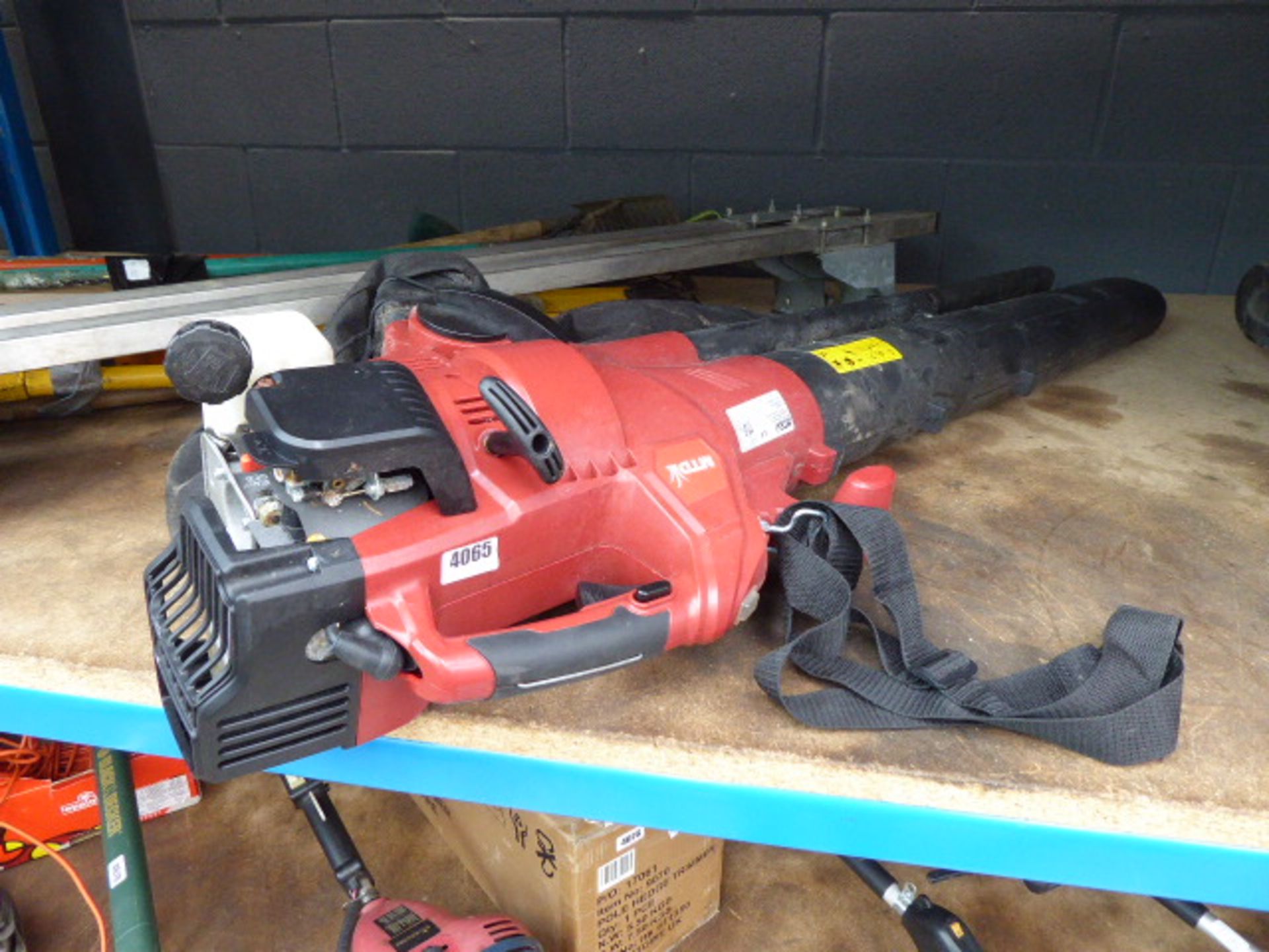 MTD petrol powered leaf blower