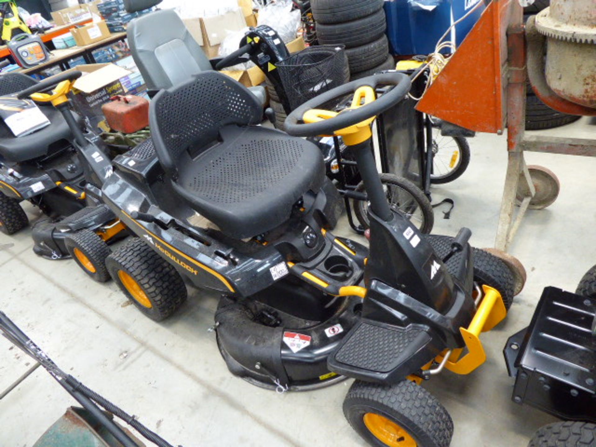 MacCulloch petrol powered ride on mower