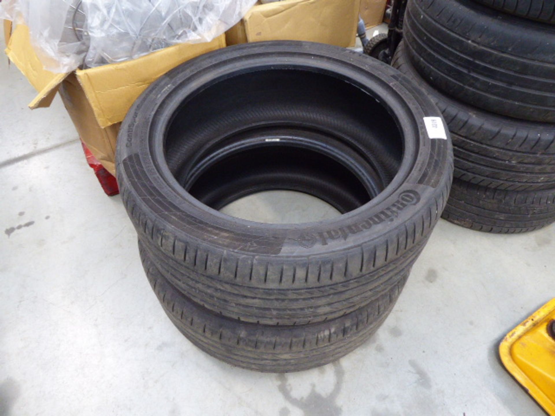 4347 - 2 Continental tyres size 245/45/19